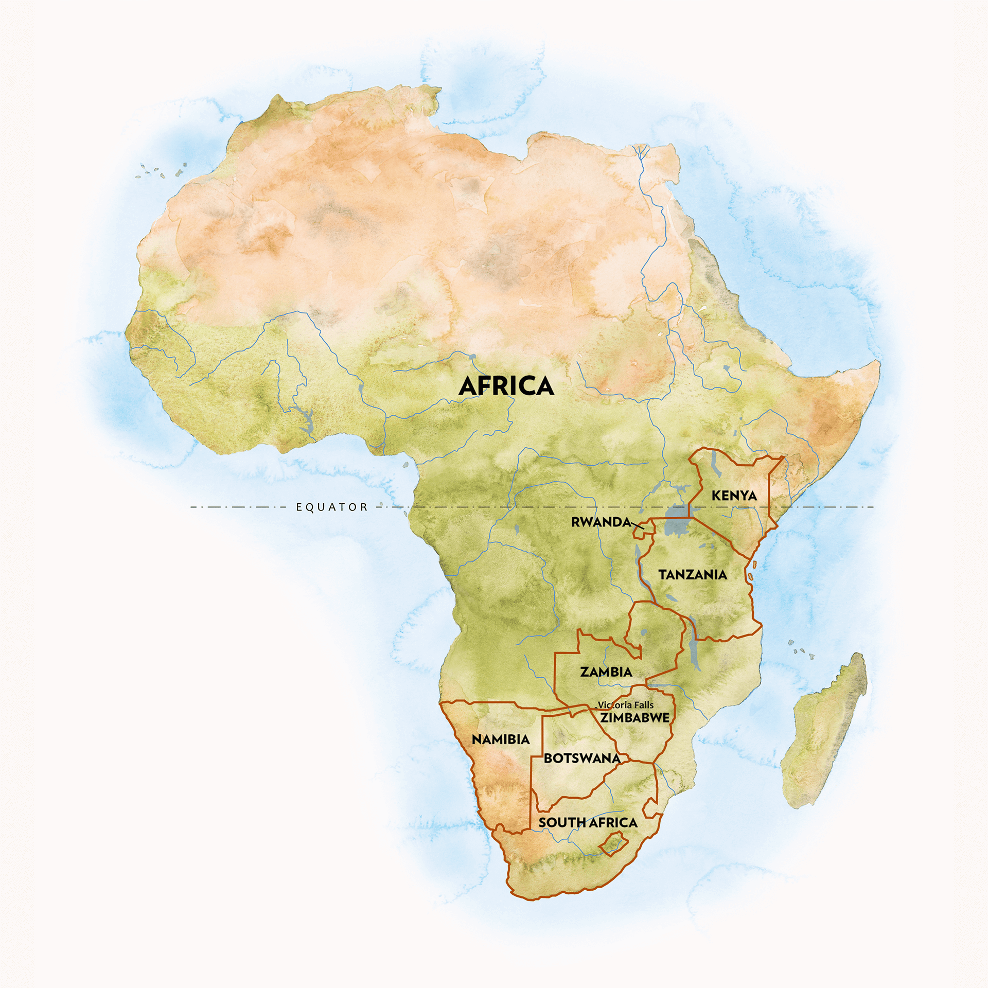 Map of Africa